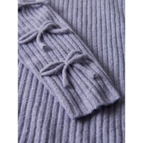NAME IT Striktrøje Tarin Lavender Gray